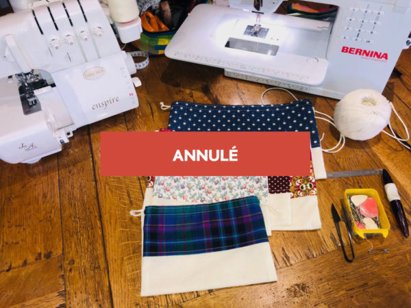 Fabrication de sacs à vrac avec tissus de récup' - mois de l'ESS 2020