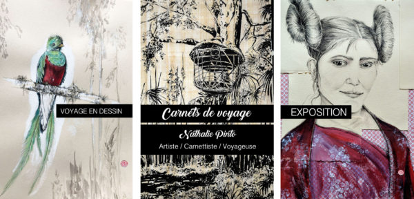 EXPOSITION | Voyage en dessin par Nathalie Pinto