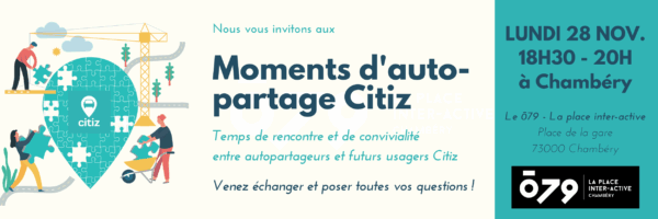 Apéro moment autopartage Citiz